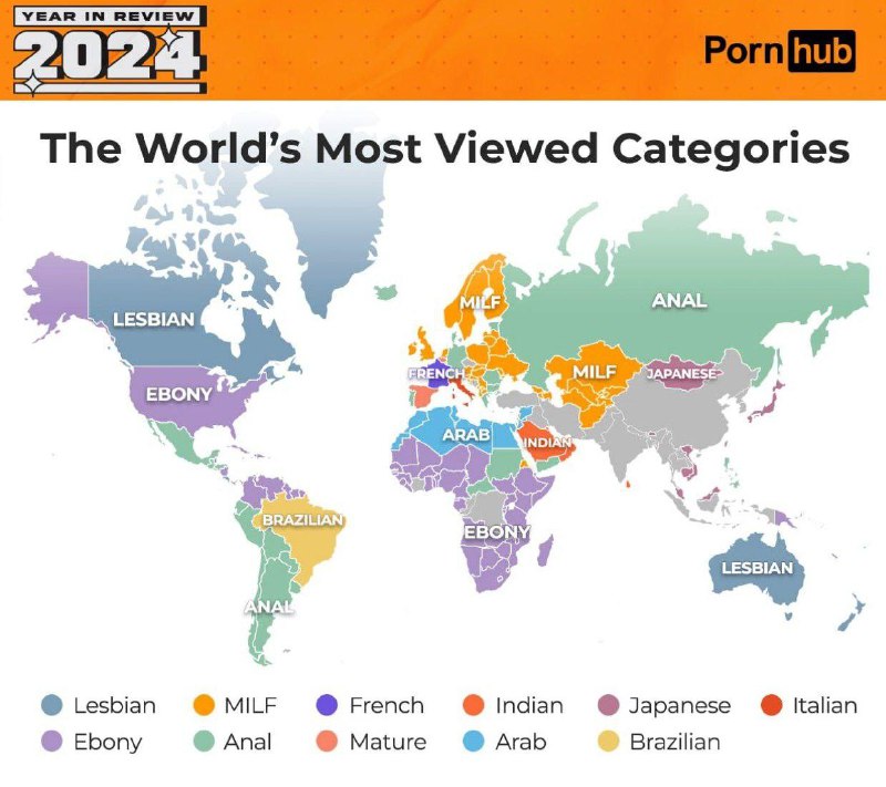 Итоги Pornhub 2024: самые популярные запросы и тренды