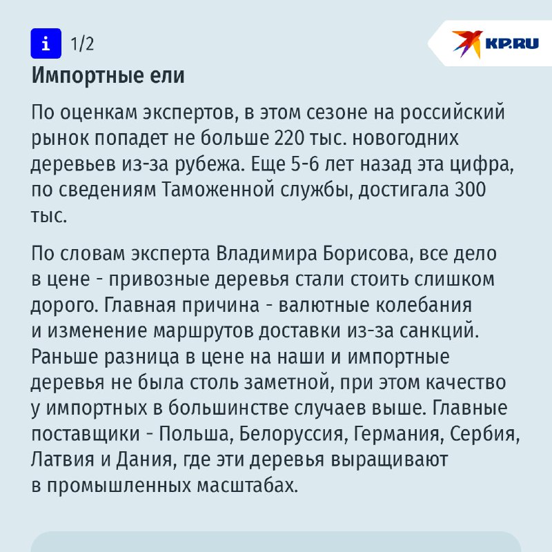 Производство новогодних елок в России