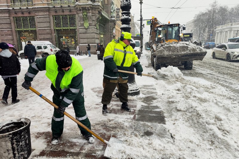 Снегопад в Петербурге: обширный осадок за выходные