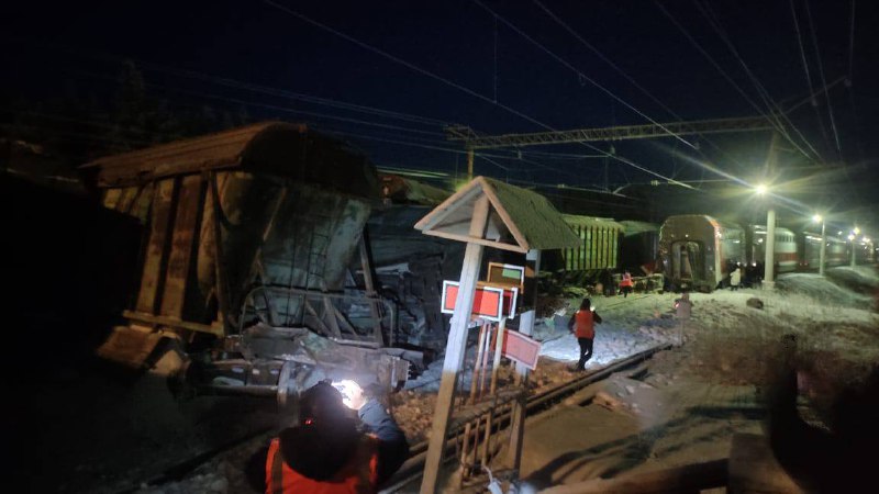 Столкновение поездов в Мурманской области