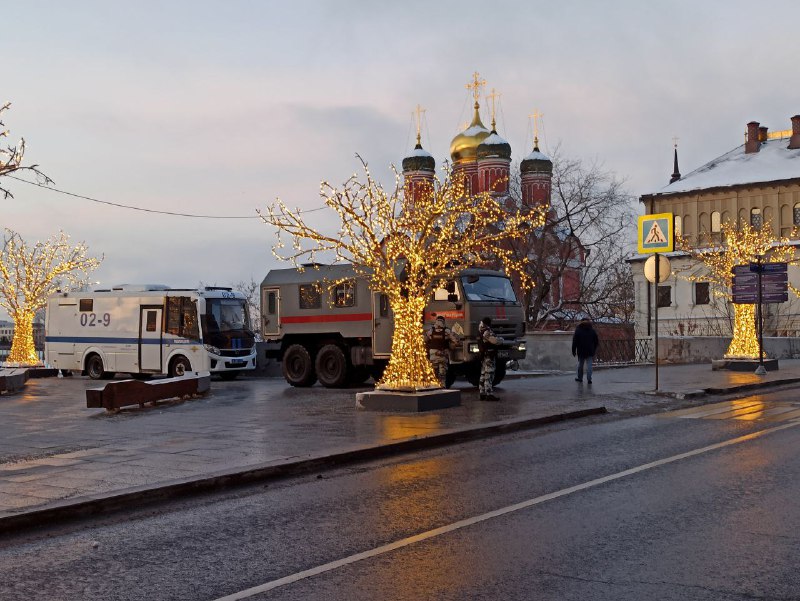 Прямая линия Владимира Путина: движение транспорта перекрыто в центре Москвы