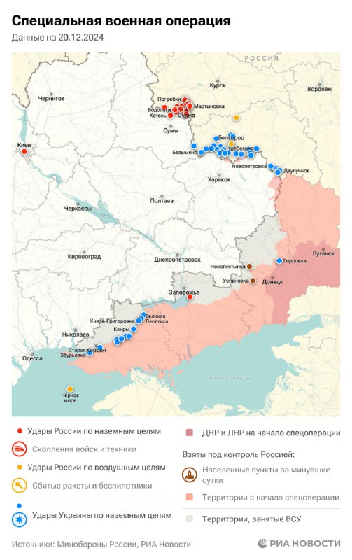 Развитие боевых действий и дипломатических отношений в Донбассе