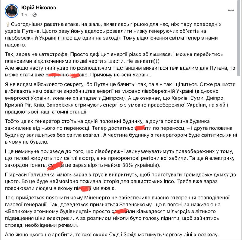 Ракетная атака в Украине: последствия и прогнозы