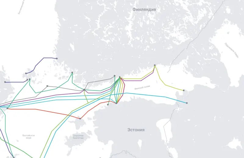 Инцидент с подводными кабелями в Финском заливе