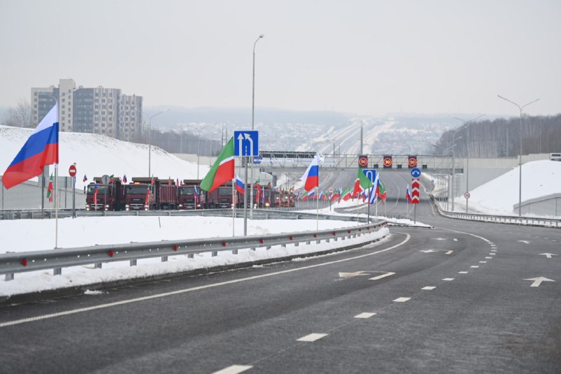 В Татарстане открыли скоростную трассу Алексеевское — Альметьевск