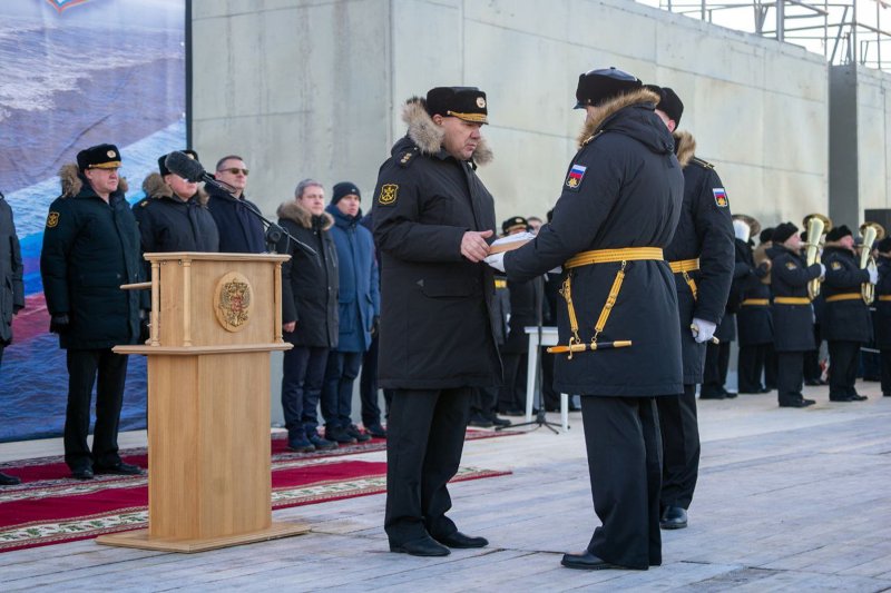 Военно-морской флот пополнился новым атомным подводным крейсером