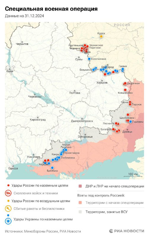 Итоги спецоперации в конце декабря