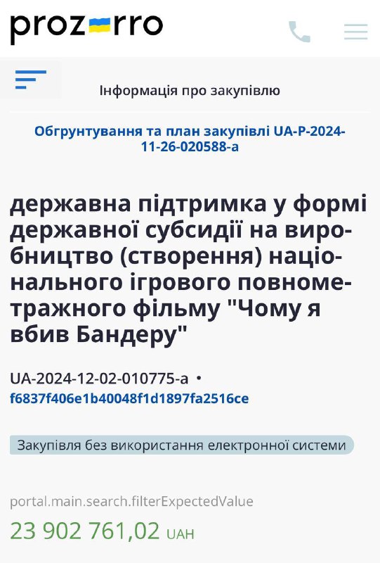 Скандал вокруг фильма о Степане Бандере