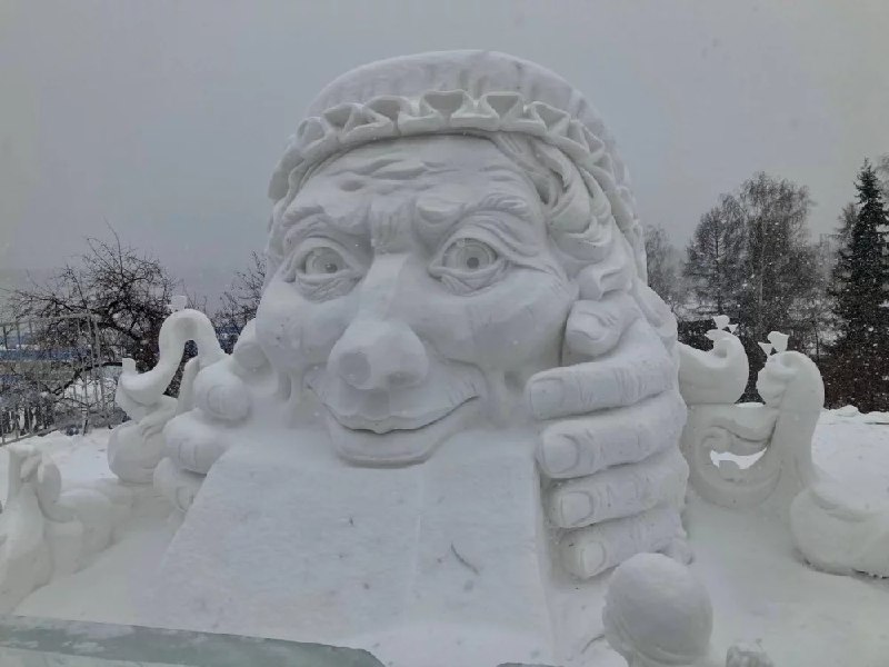 Международный фестиваль ледяных скульптур в Красноярске