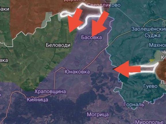 Обстановка на фронте в Курской области